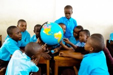  Pupils in a geography group discussion
